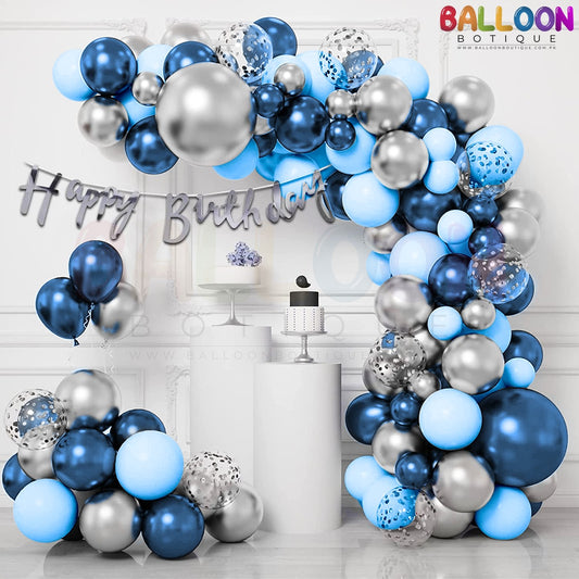 Ultimate Birthday Balloon Decoration Kit – 69-Piece Set with Air Pump & Glue Dots and more