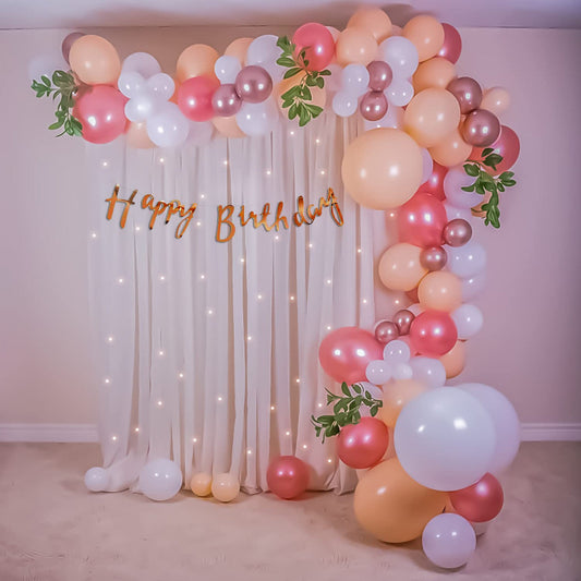 Birthday Decoration Kit for Girls Party Decor 64 PCs Theme set