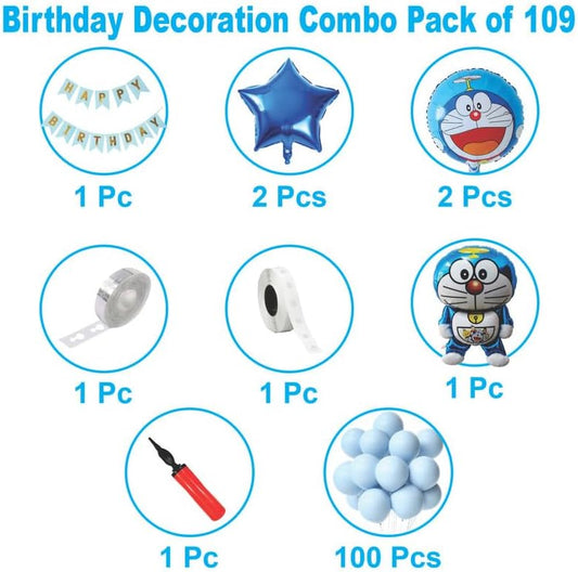 Doraemon Theme kit 109 pack Decor set