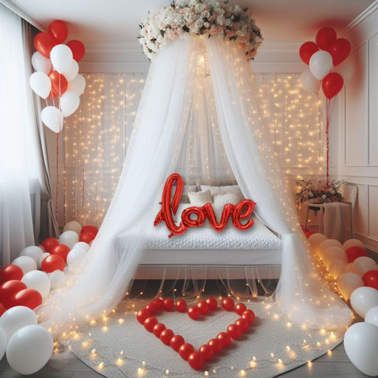 Romantic anniversary or valentine's cabana Theme 37 pcs pack