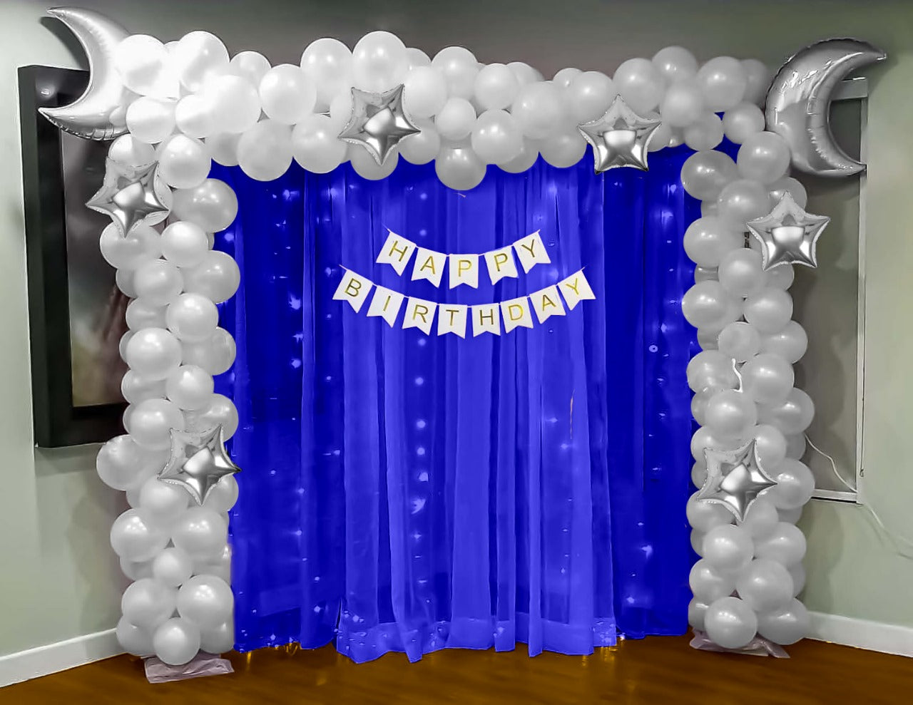 Star & Moon theme Birthday decoration Kit